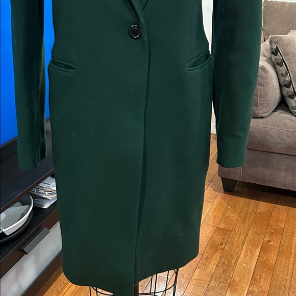 Zara Dark Green Women's Blazer Coat - Picture 4 of 9